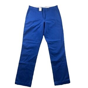 J.Crew Factory Urban Slim Fit Chino Pants Mens 34x34 Blue 38648 NWT